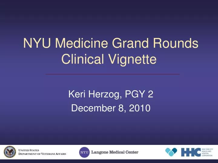 nyu medicine grand rounds clinical vignette