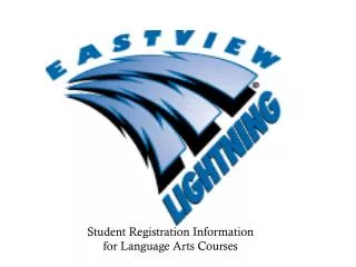 Student Registration Information for Language Arts Courses