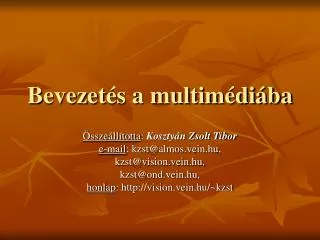 bevezet s a multim di ba