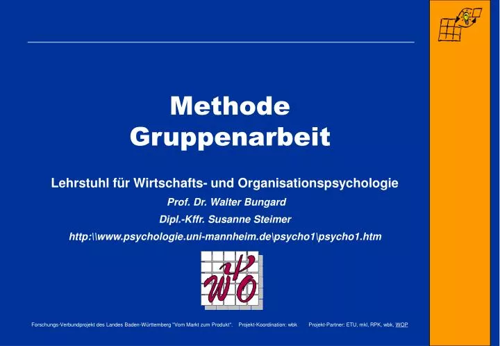 methode gruppenarbeit