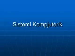 sistemi kompjuterik