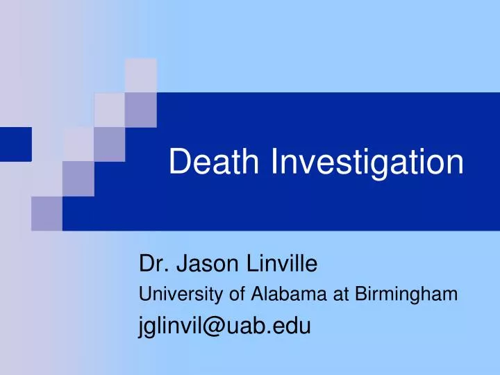 death investigation