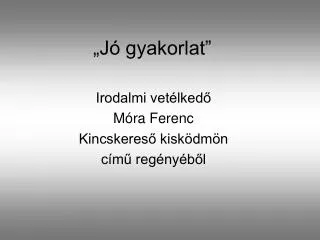 j gyakorlat