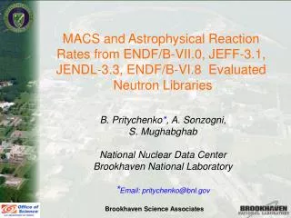 MACS and Astrophysical Reaction Rates from ENDF/B-VII.0, JEFF-3.1,