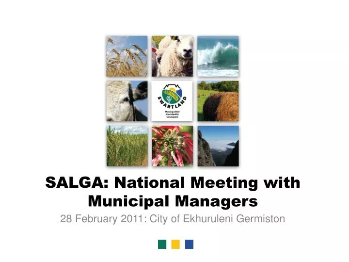 salga national meeting with municipal managers