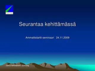 seurantaa kehitt m ss