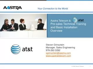 Aastra Telecom &amp; Pre-sales Technical Training and Basic Installation Overview