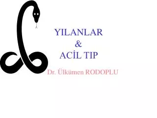 yilanlar ac l tip
