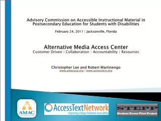 The Alternative Media Access Center