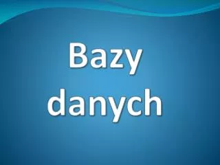 bazy danych