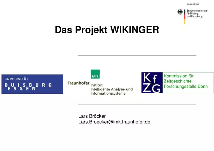 das projekt wikinger