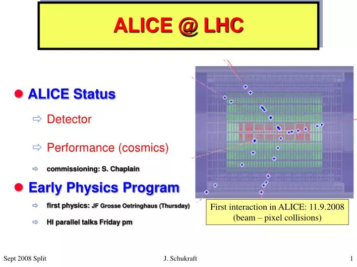 alice @ lhc