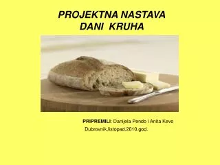 projektna nastava dani kruha