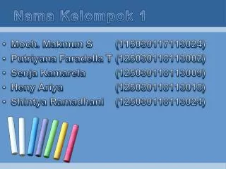 nama kelompok 1
