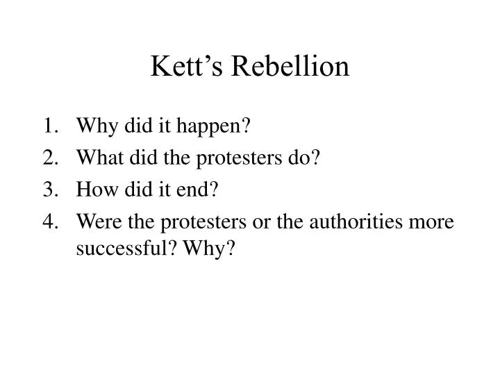 kett s rebellion