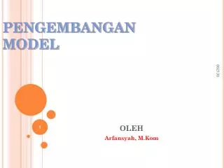 pengembangan model
