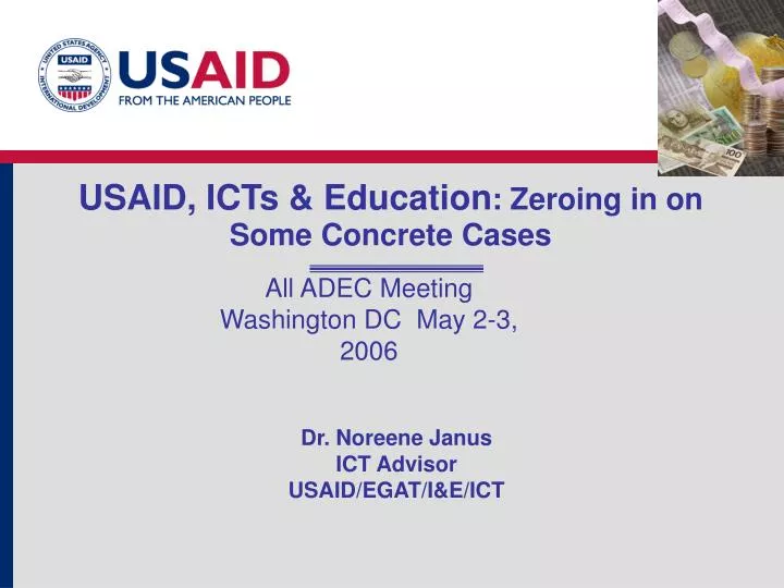 usaid icts education zeroing in on some concrete cases