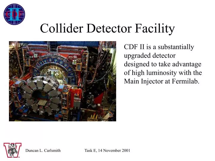 collider detector facility