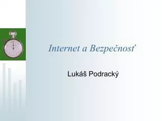 internet a bezpe nos