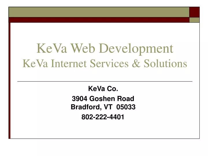 keva web development keva internet services solutions