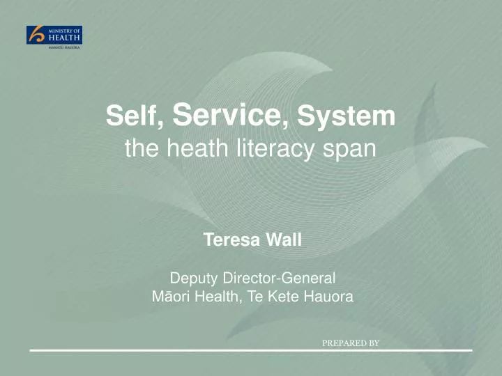 self service system the heath literacy span