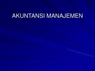 akuntansi manajemen