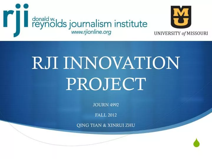 rji innovation project