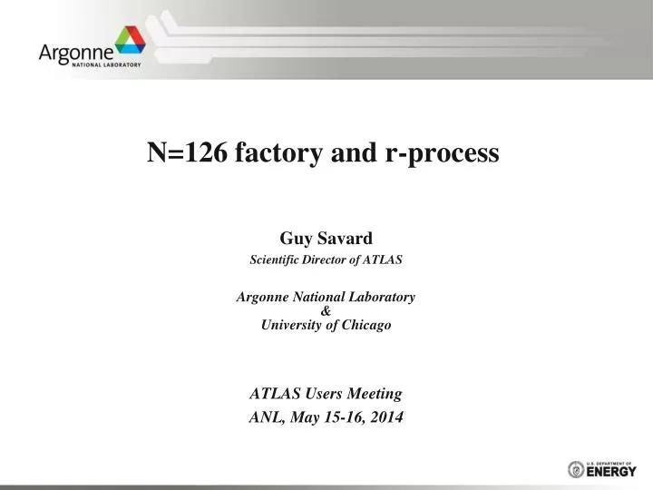n 126 factory and r process