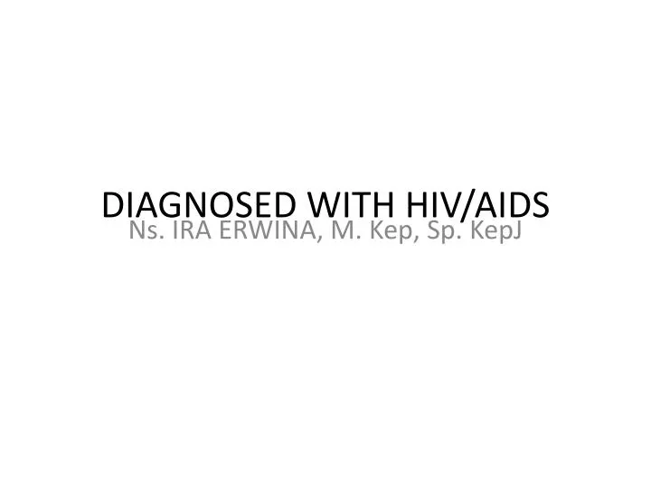 diagnosed with hiv aids