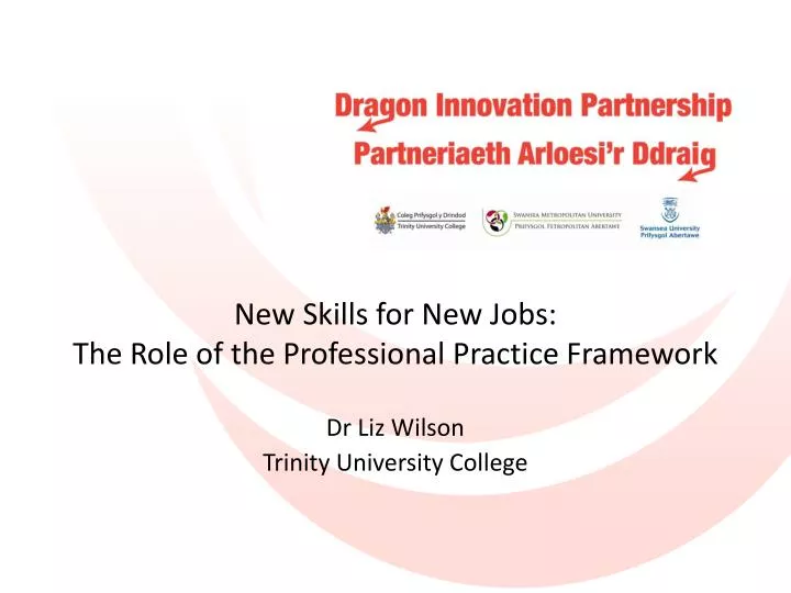 new skills for new jobs the role of the professional practice framework