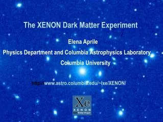 The XENON Dark Matter Experiment