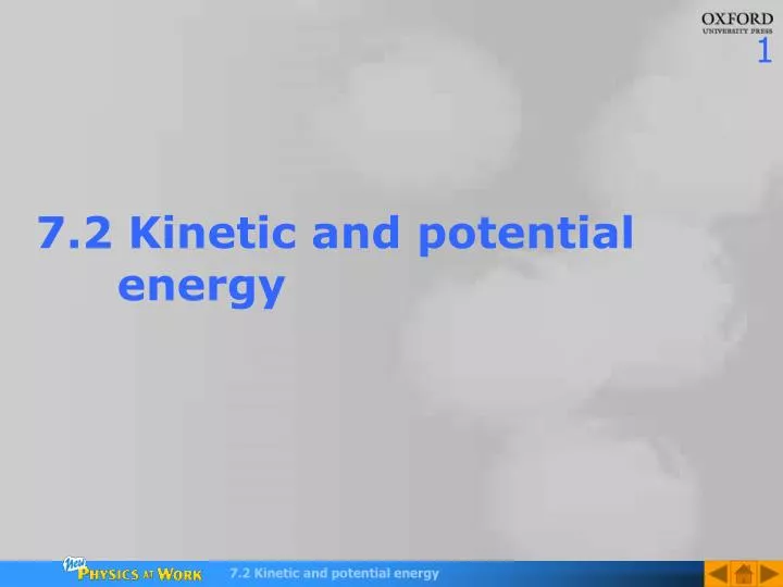 7 2 kinetic and potential energy
