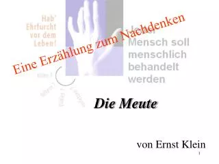 von ernst klein