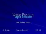 Vapor Pressure - slide 1
