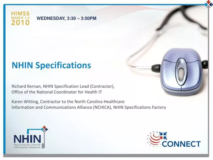 nhin specifications