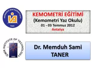 Dr. Memduh Sami TANER