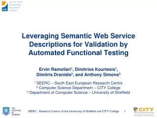Leveraging Semantic Web Service Descriptions for Validation by Automated Functional Testing