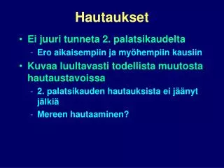 hautaukset