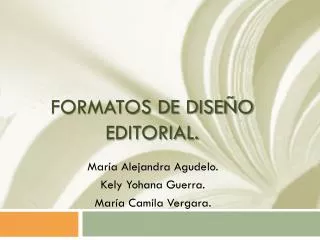formatos de dise o editorial