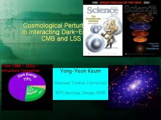 Cosmological Perturbation in Interacting Dark-Energy: CMB and LSS