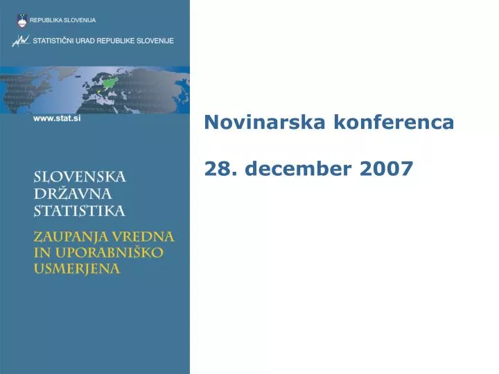 novinarska konferenca 28 december 2007