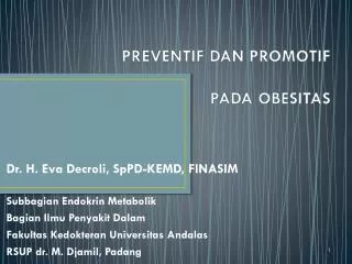 preventif dan promotif pada obesitas