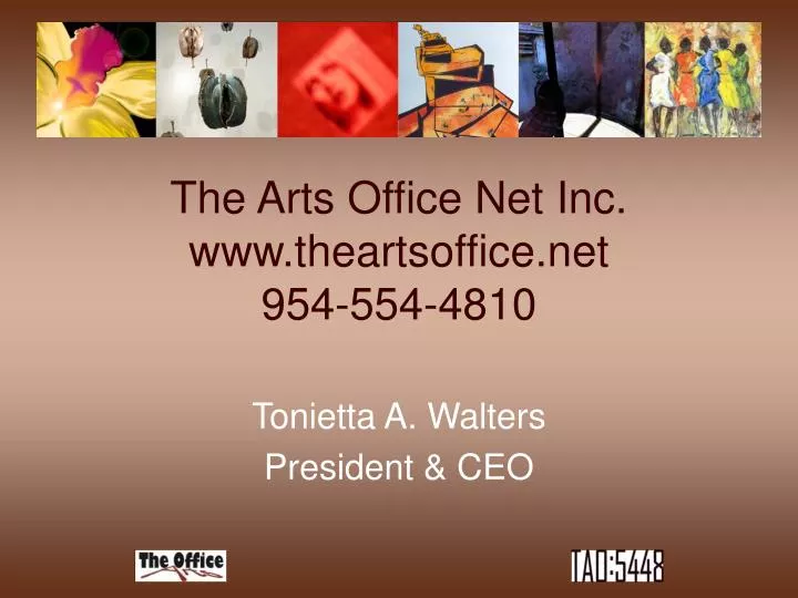 the arts office net inc www theartsoffice net 954 554 4810