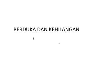 berduka dan kehilangan