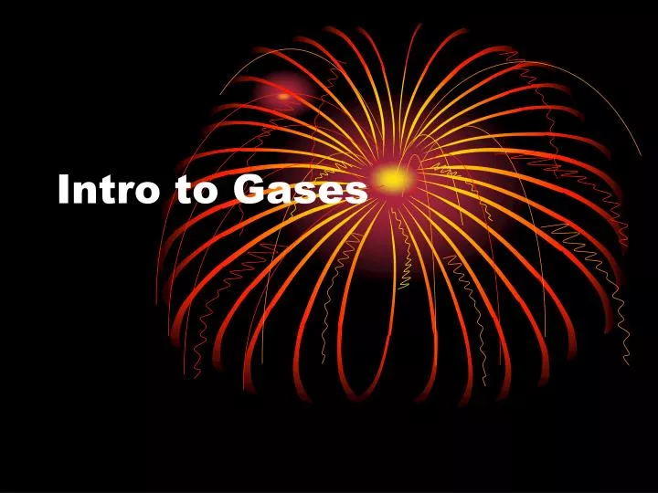 intro to gases