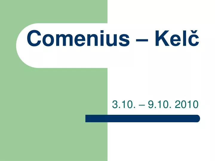 comenius kel