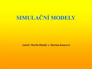 simula n modely