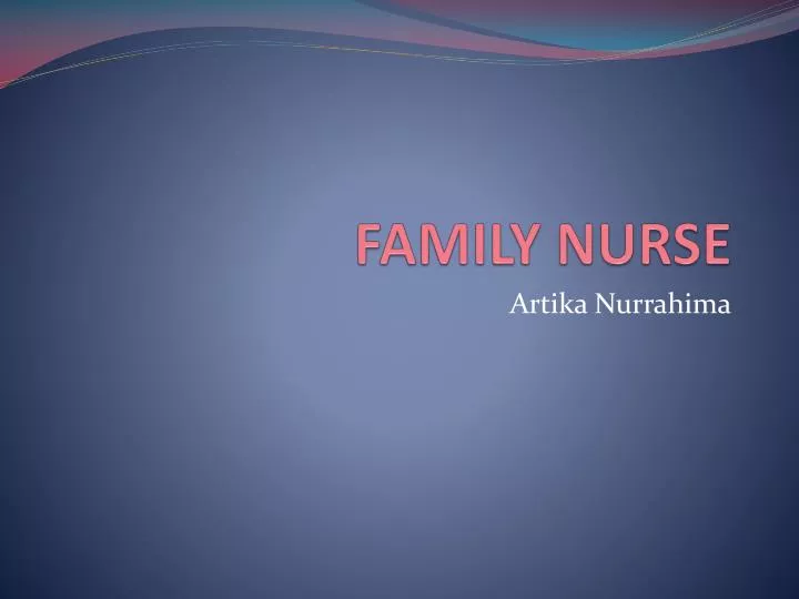 family nurse