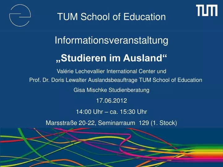 tum school of education