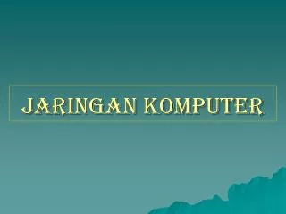 jaringan komputer
